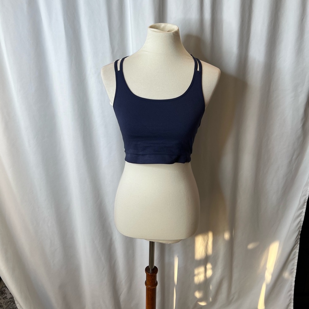 Zella Navy Blue Strappy Back Sports Bra – XL